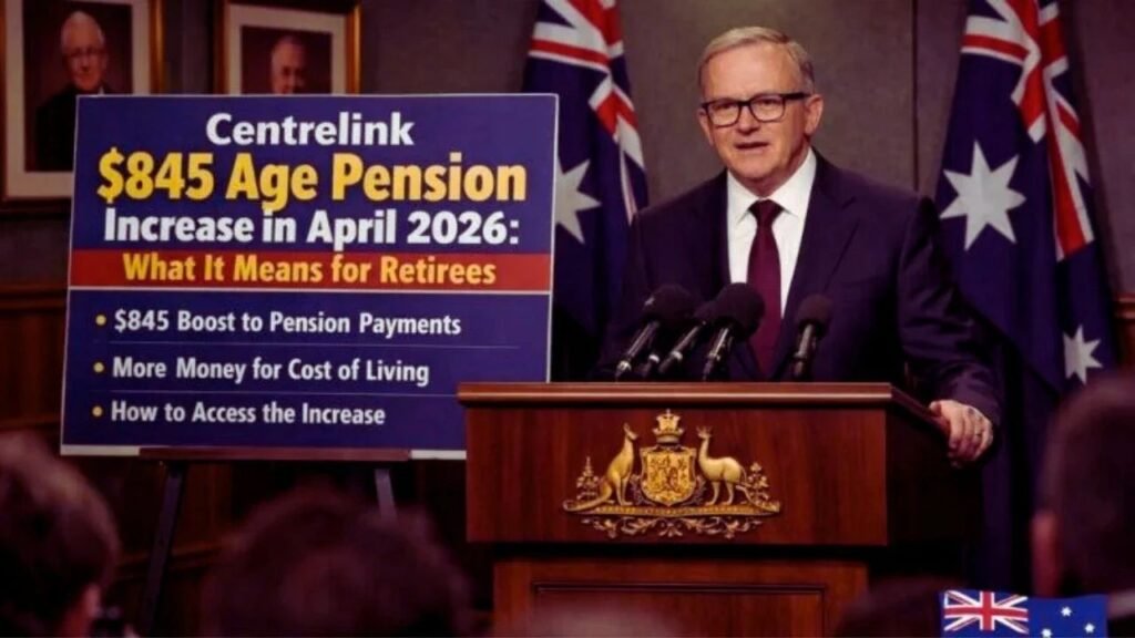 $845 Age Pension Hike in 2026: What Centrelink’s Latest Changes Mean for Australian Pensioners